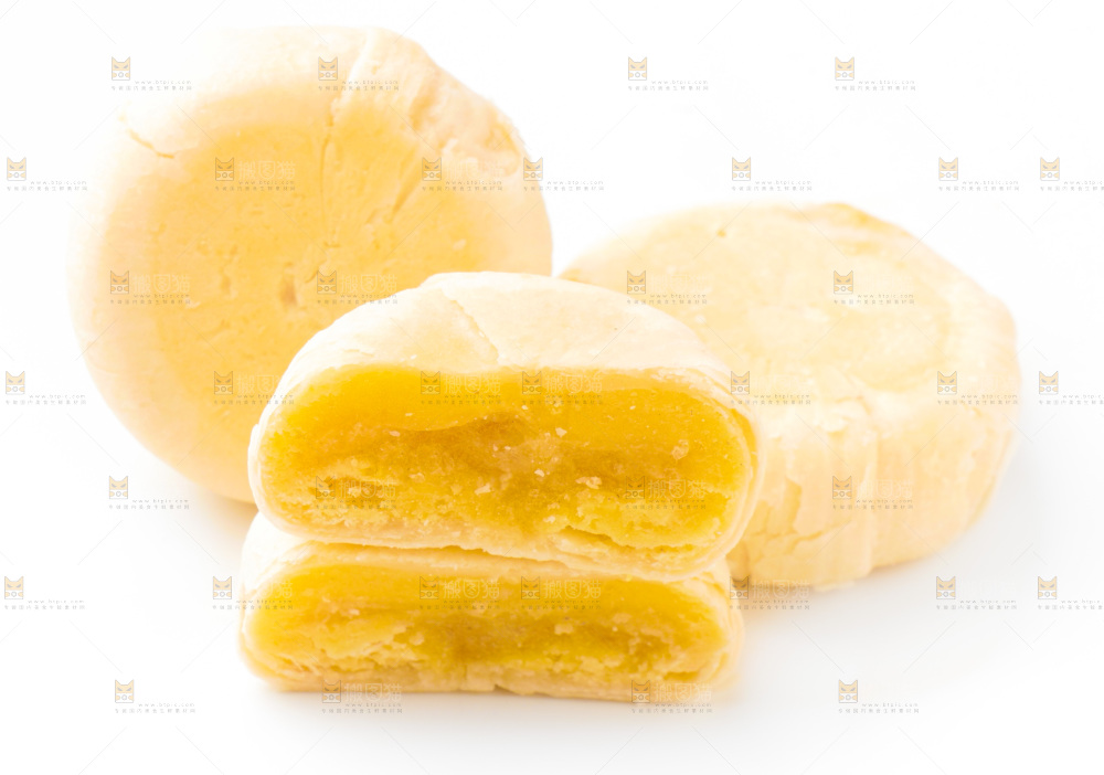 白底上的榴莲饼