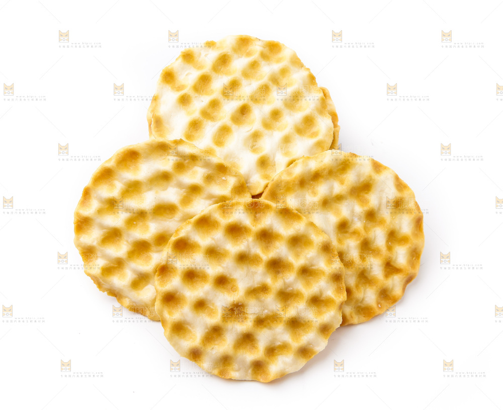 白底上的石头饼