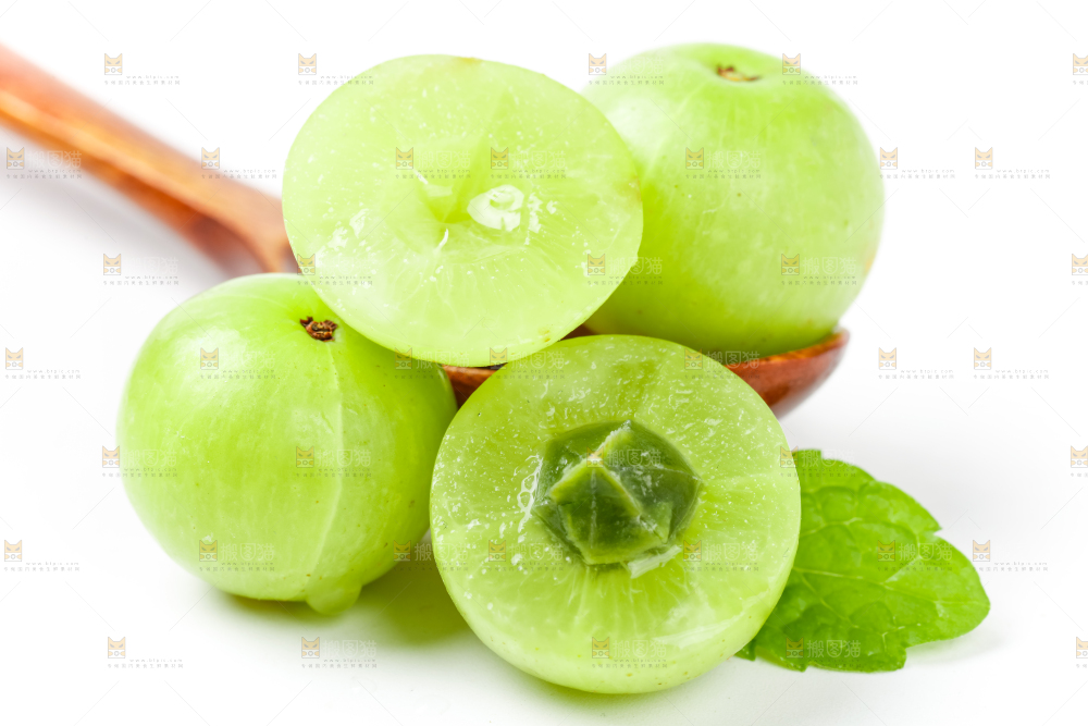 白底上的潮汕油甘果