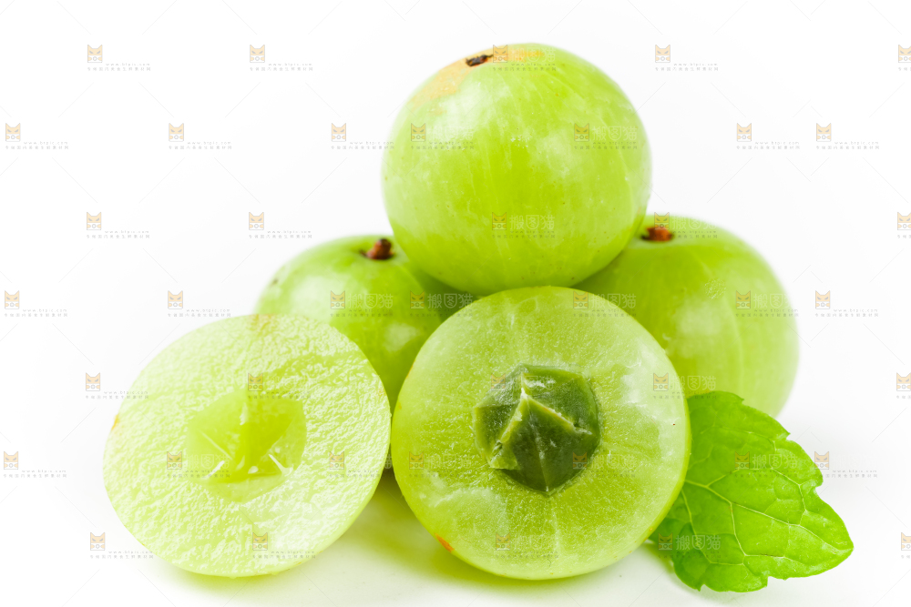 白底上的潮汕油甘果