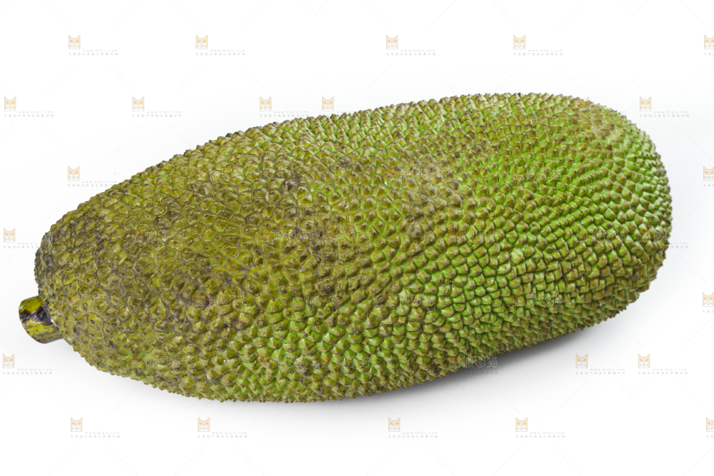 白底上放着海南菠萝蜜