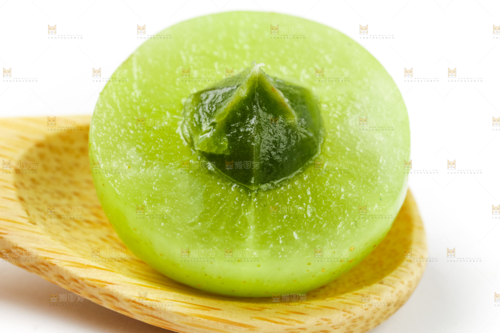 白底上的潮汕油甘果