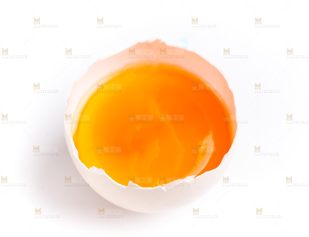 白底上的鸡蛋