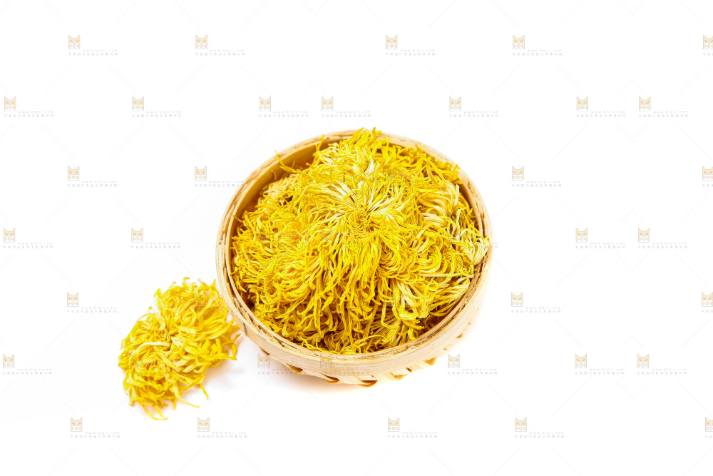 篮子里装着金丝皇菊