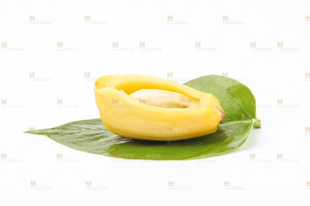 白底上放着海南菠萝蜜