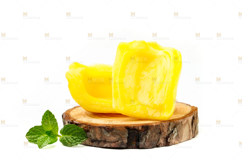白底上的海南菠萝蜜