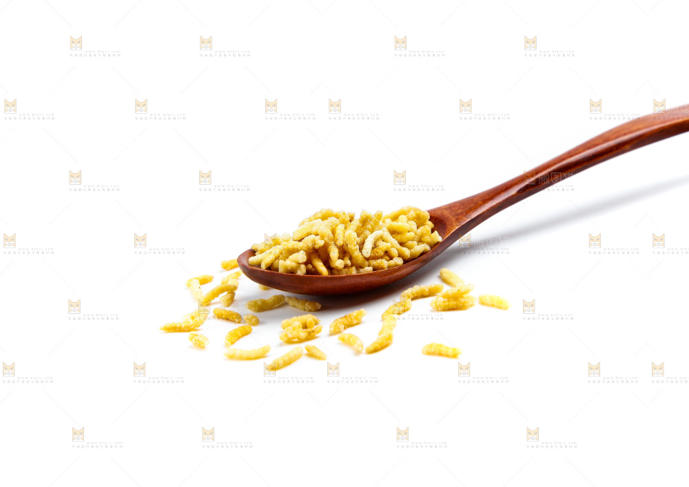 白底上的炒米