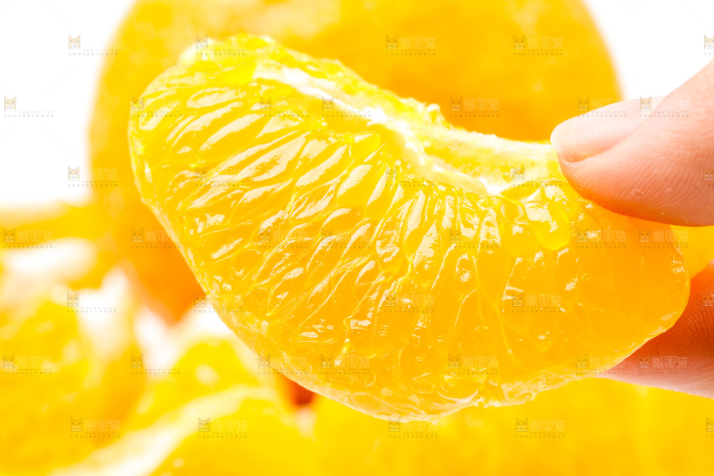 白底上的丑柑