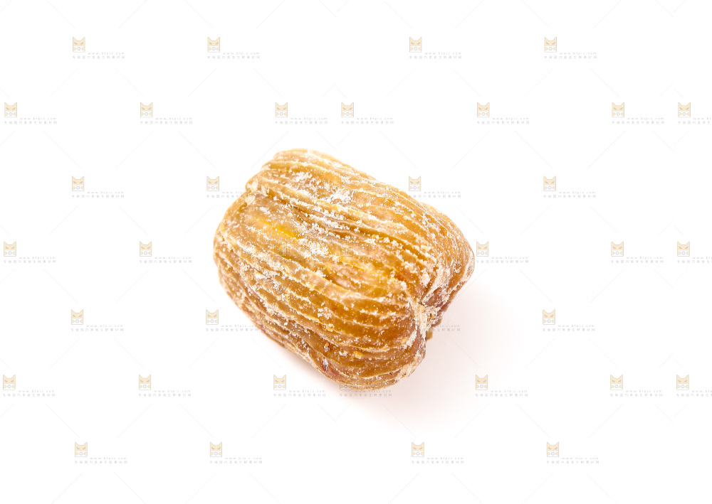 白底上的金丝蜜枣