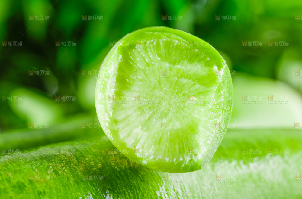 块状的水果萝卜特写