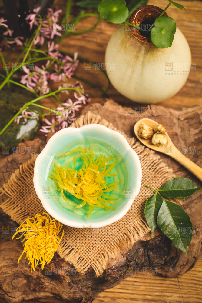 一盏金丝皇菊菊花茶