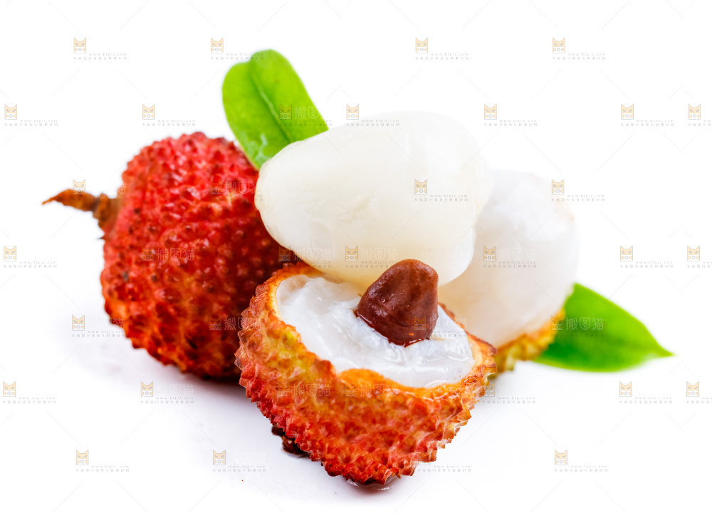 白底上放着海南妃子笑