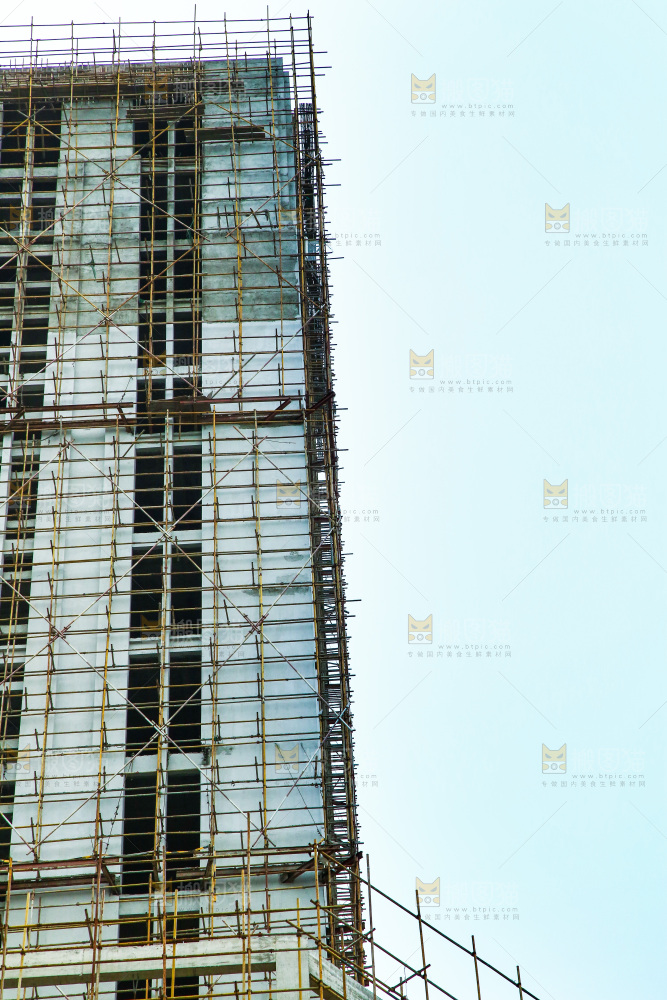 建设中的楼房