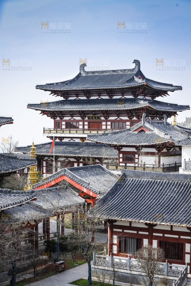 寺庙的建筑
