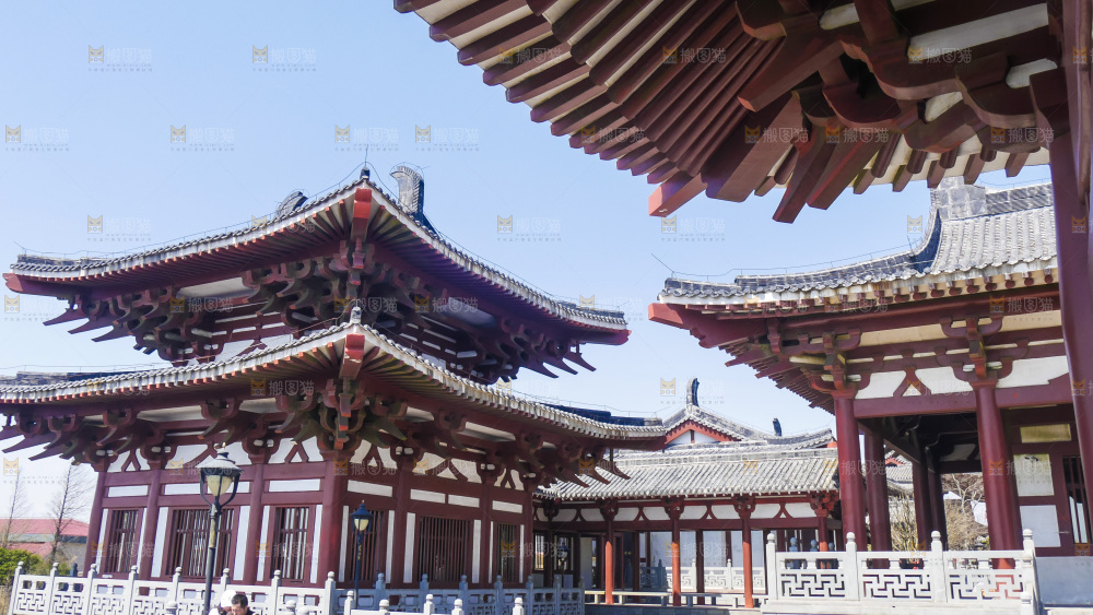 寺庙的建筑