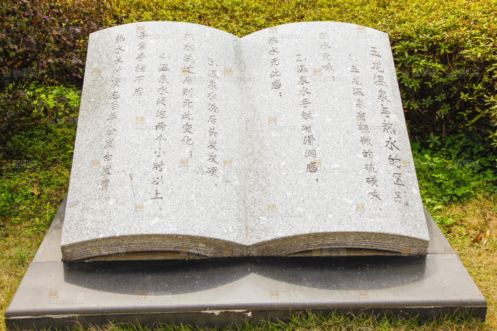 公园的石头书