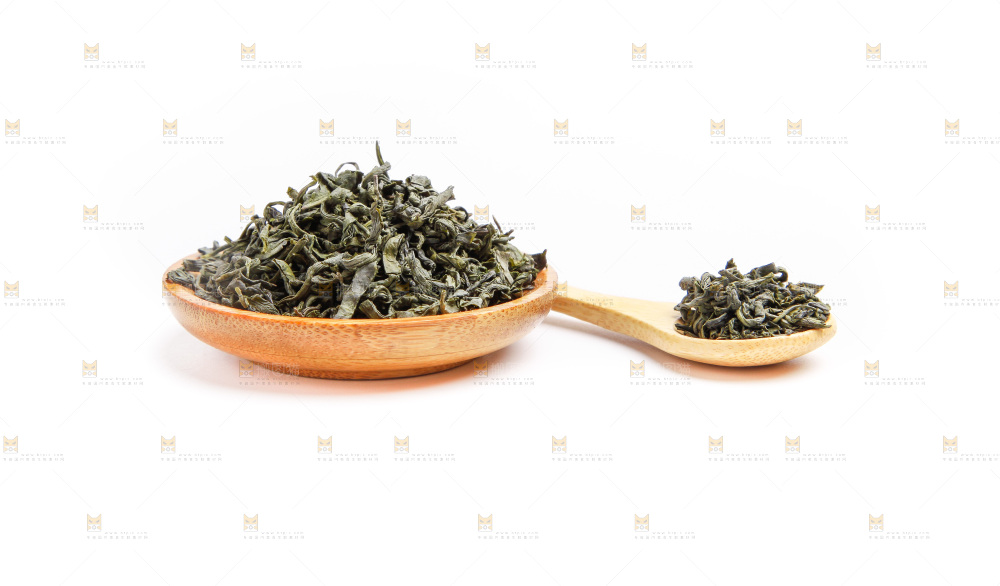 碟子里装着茶叶