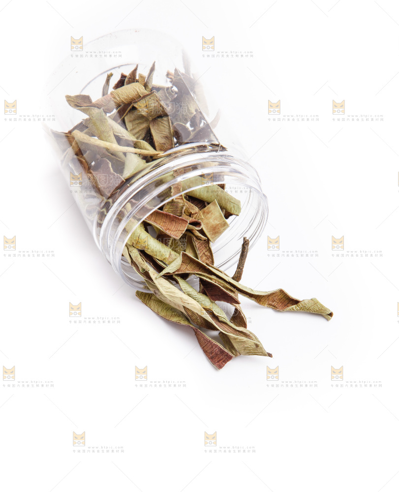 瓶子里装着芦荟干