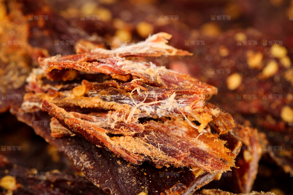一堆牛肉干