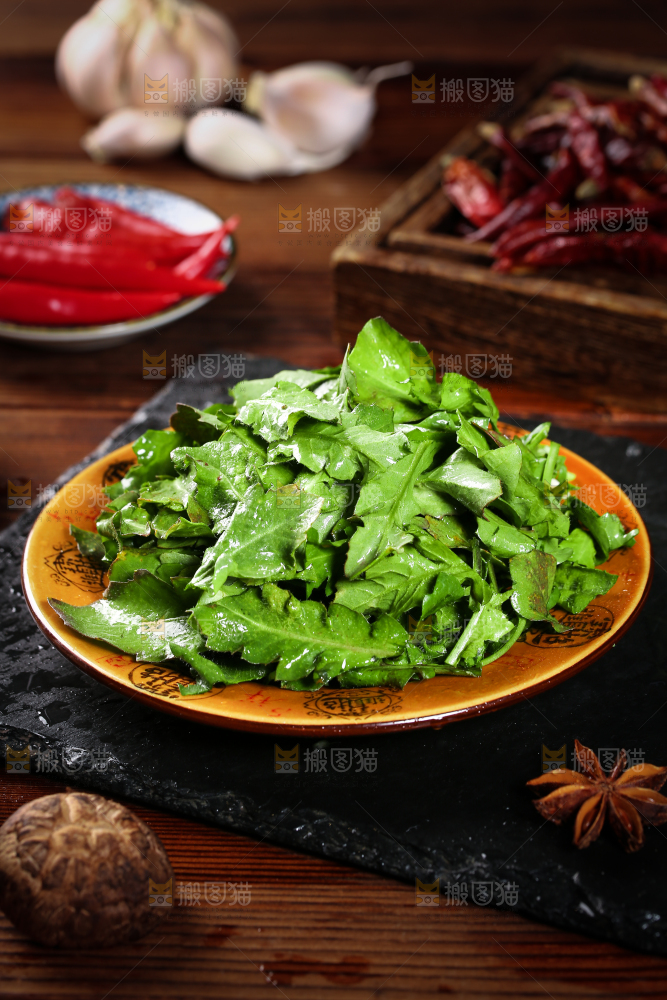 一盘荠菜