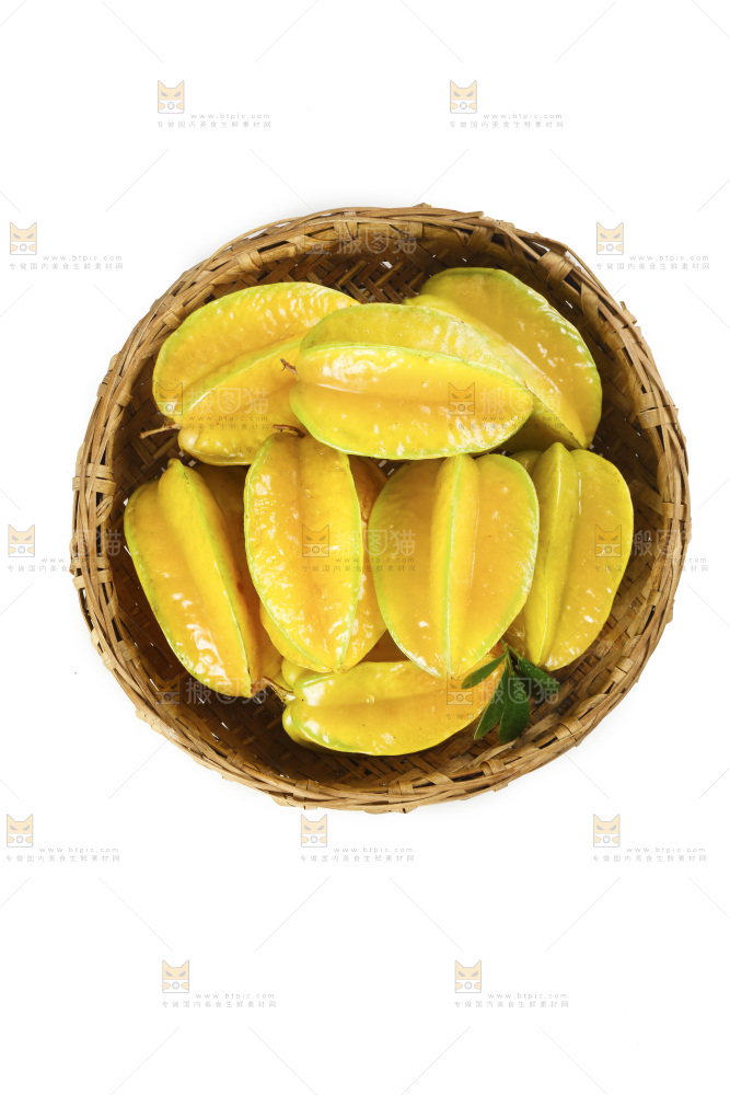 一篮新鲜甜杨桃