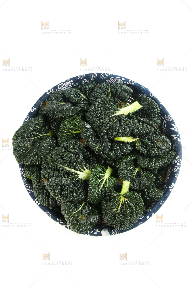 一篮新鲜泡泡青菜