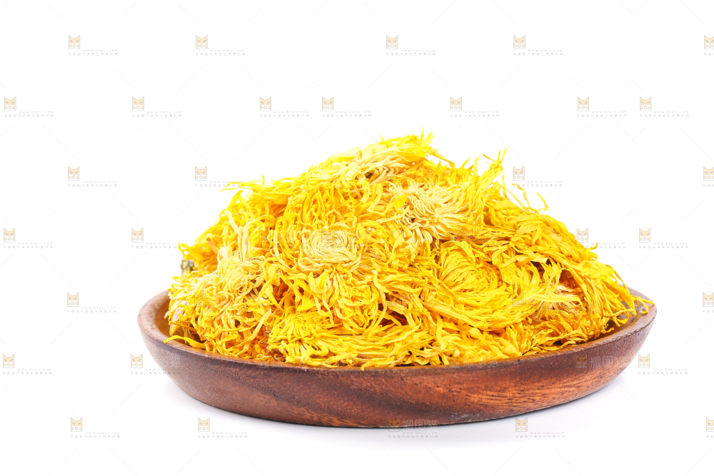 一盘金丝皇菊