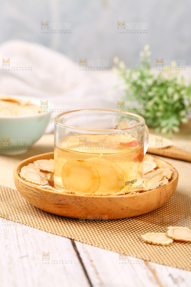 一杯西洋参茶