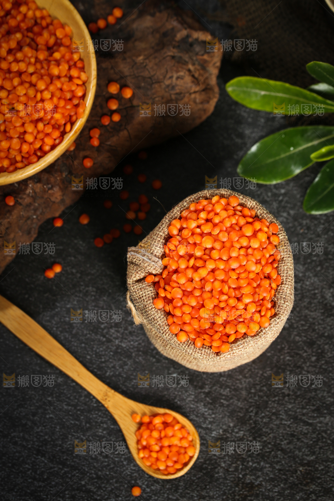 麻袋里的红小扁豆