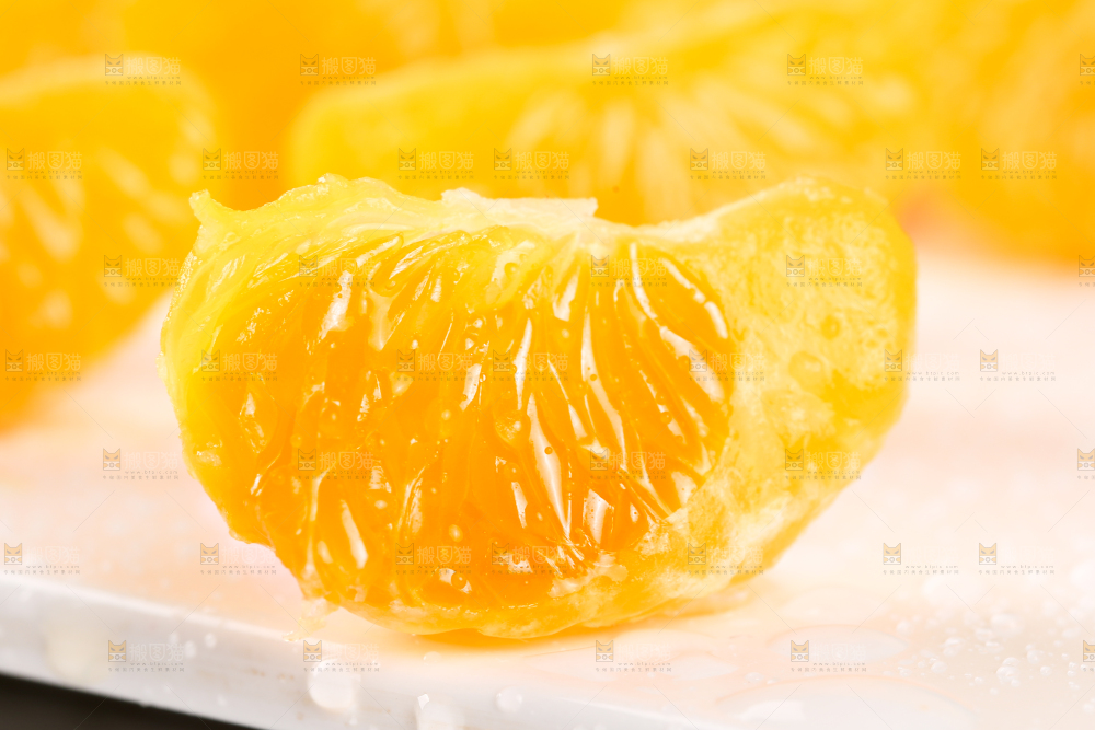 清香蜜桔果肉