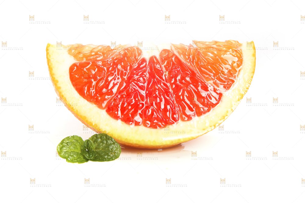 白底上摆放着赣南血橙