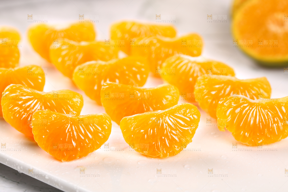 清香蜜桔果肉
