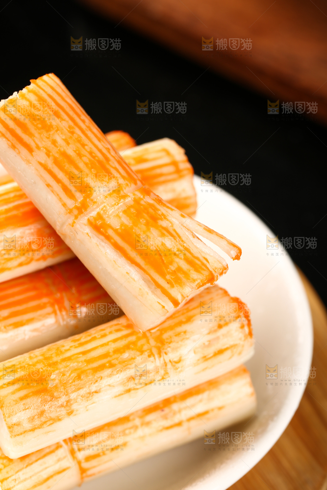 一盘蟹柳棒
