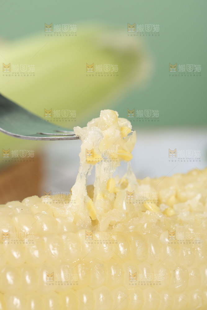 新鲜的甜糯玉米