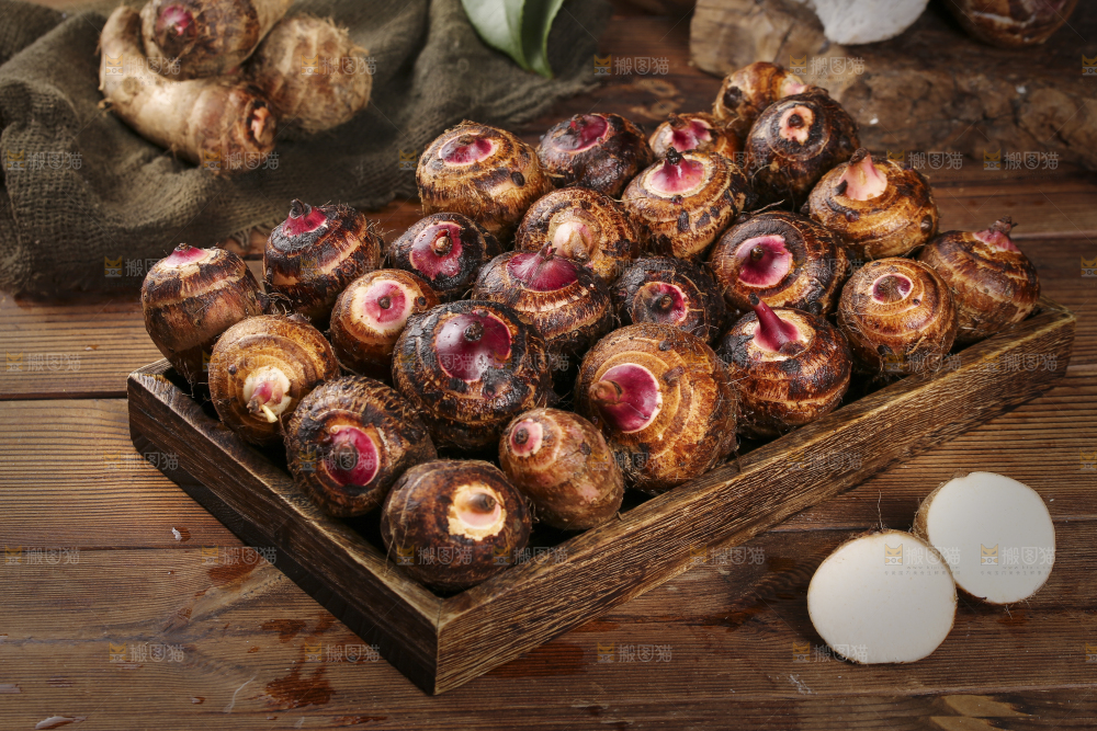 一盘广西红芽芋