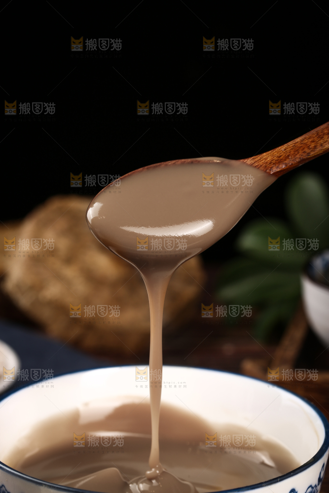 一碗冲泡过的柴葛粉