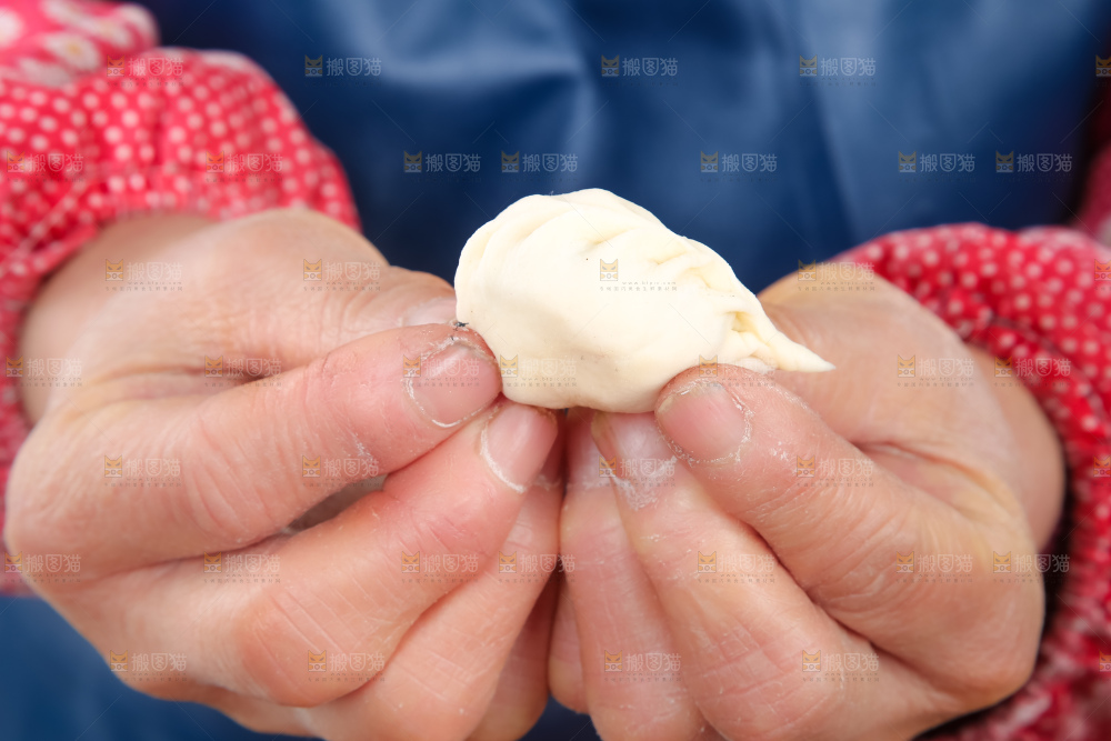 一个包好的饺子