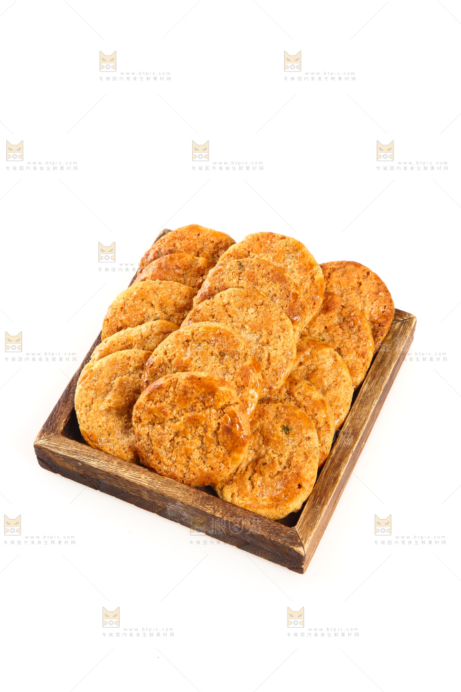 一盘广式鸡仔饼