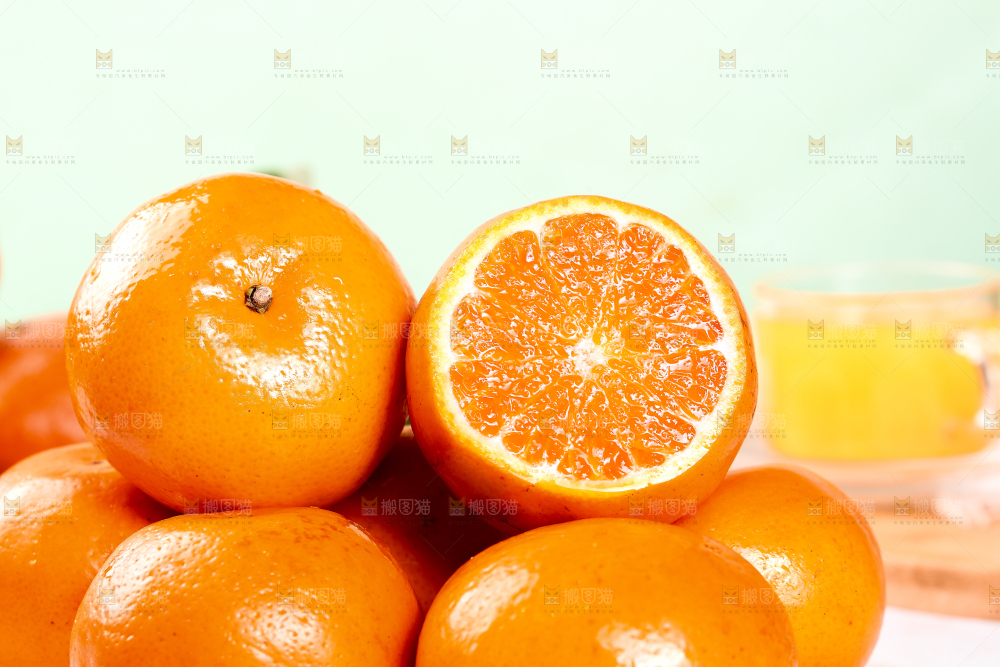 一堆新鲜沃柑