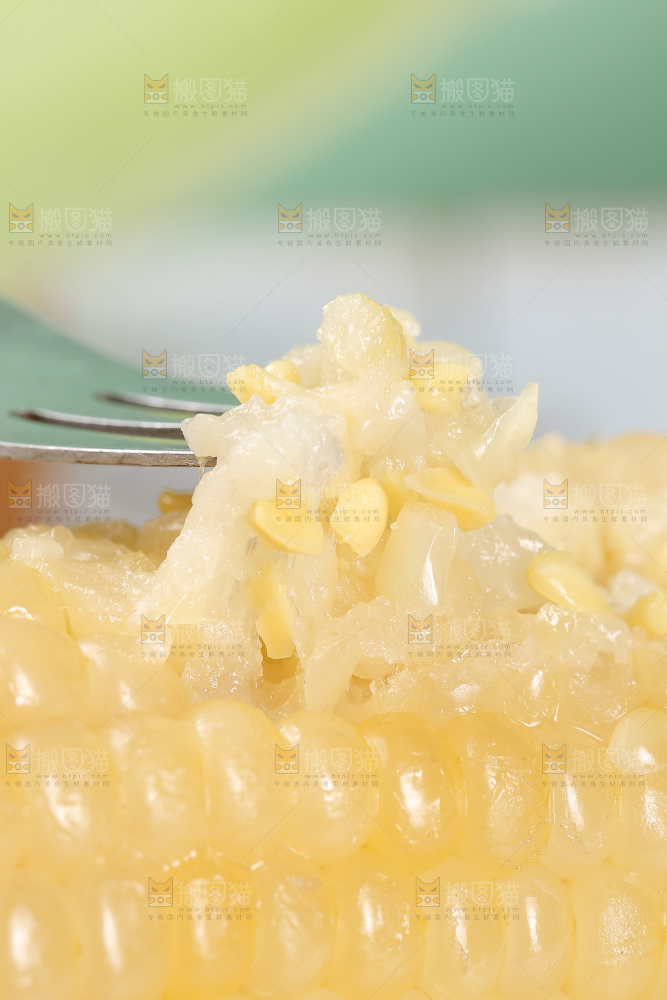 新鲜的甜糯玉米