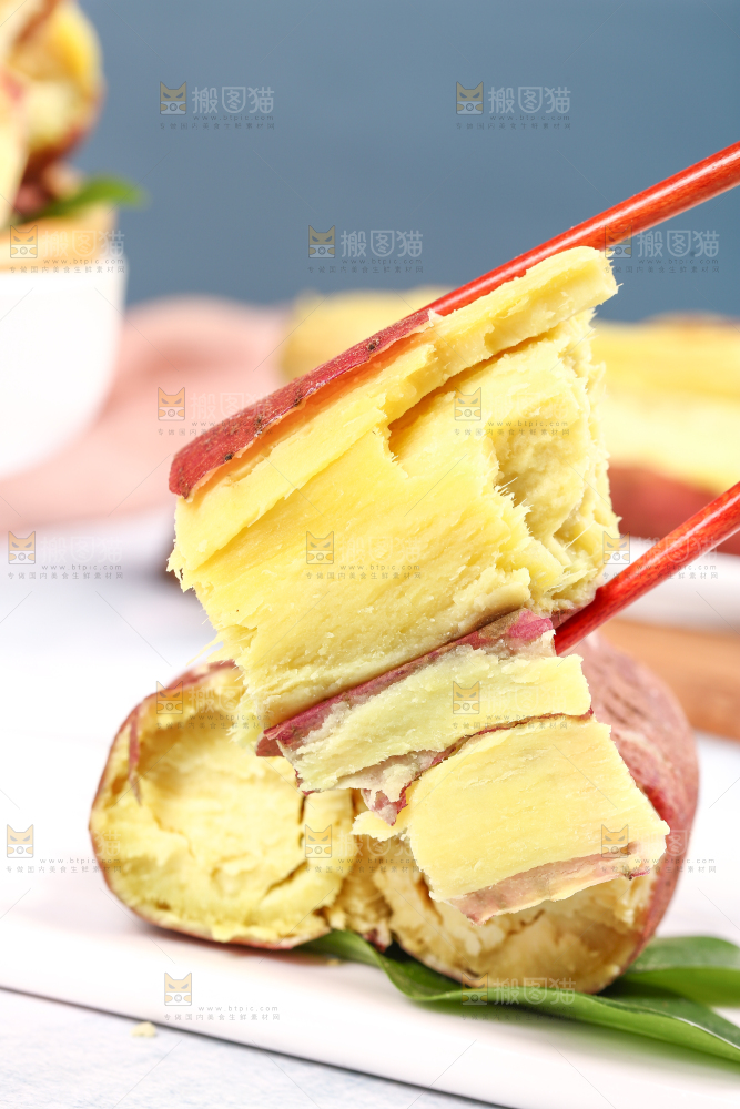 夹子上夹着板栗红薯