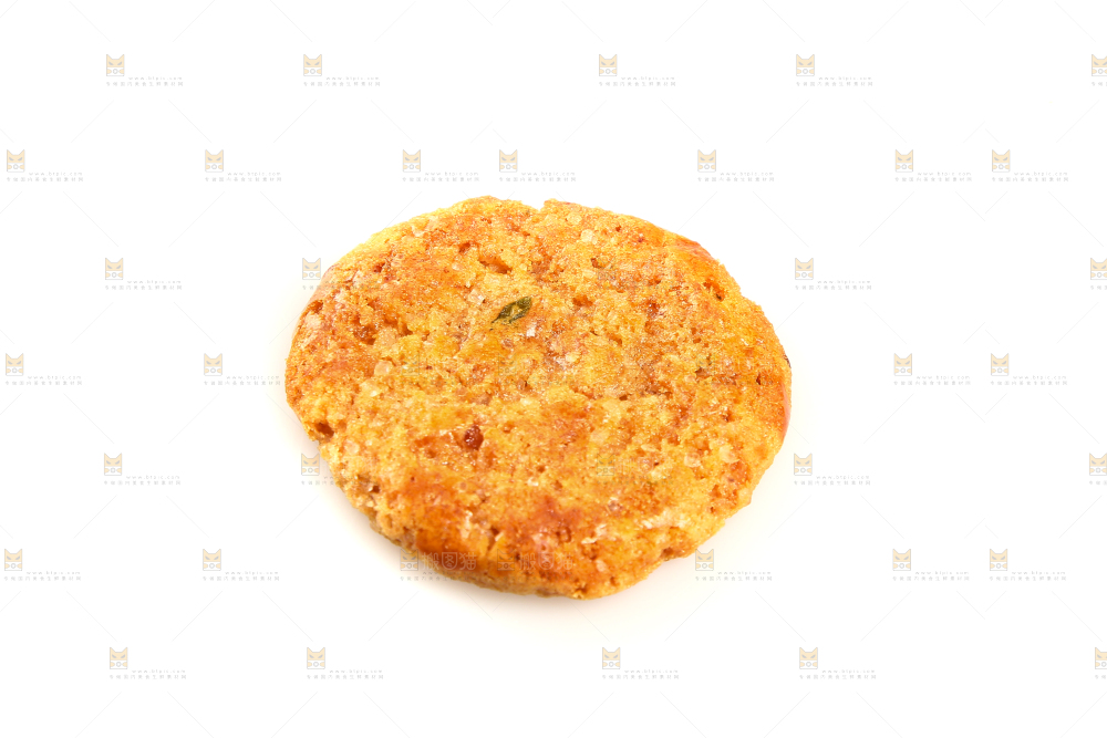白底上放着鸡仔饼