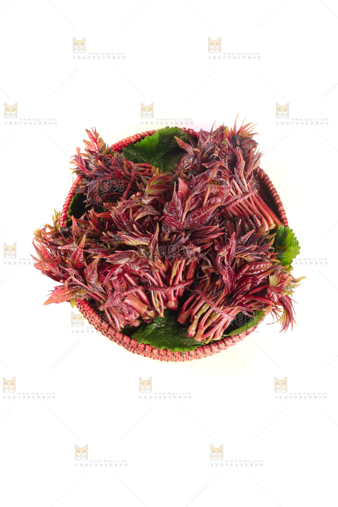 一篮红油香椿芽