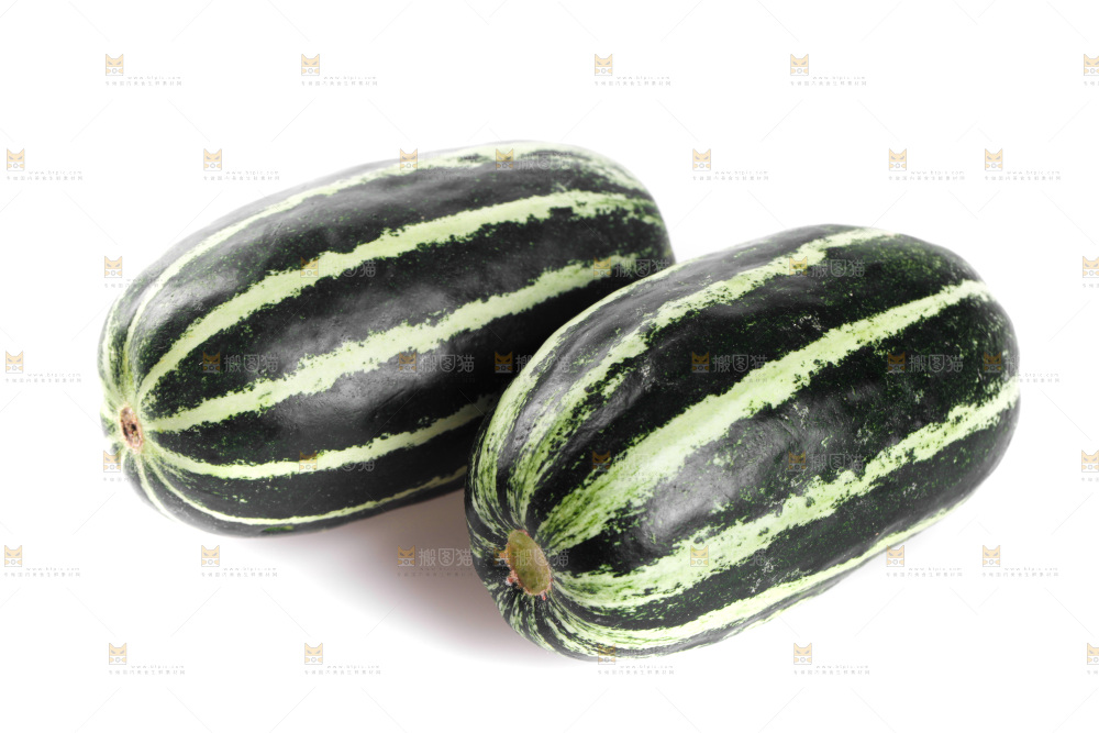 白底上的博洋9号甜瓜