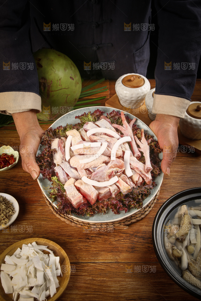一盘椰子鸡