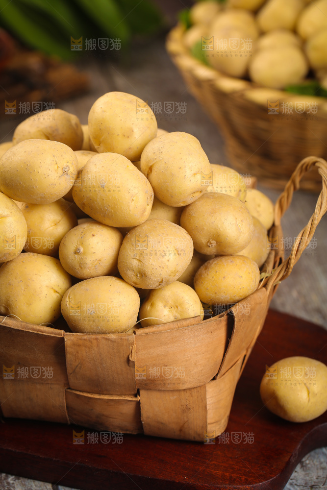 一篮黄皮小土豆