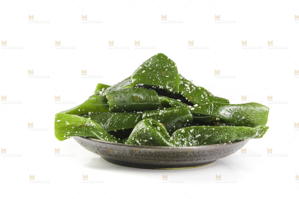 一盘盐渍海带扣