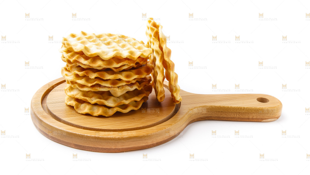 木板上的石头烧饼
