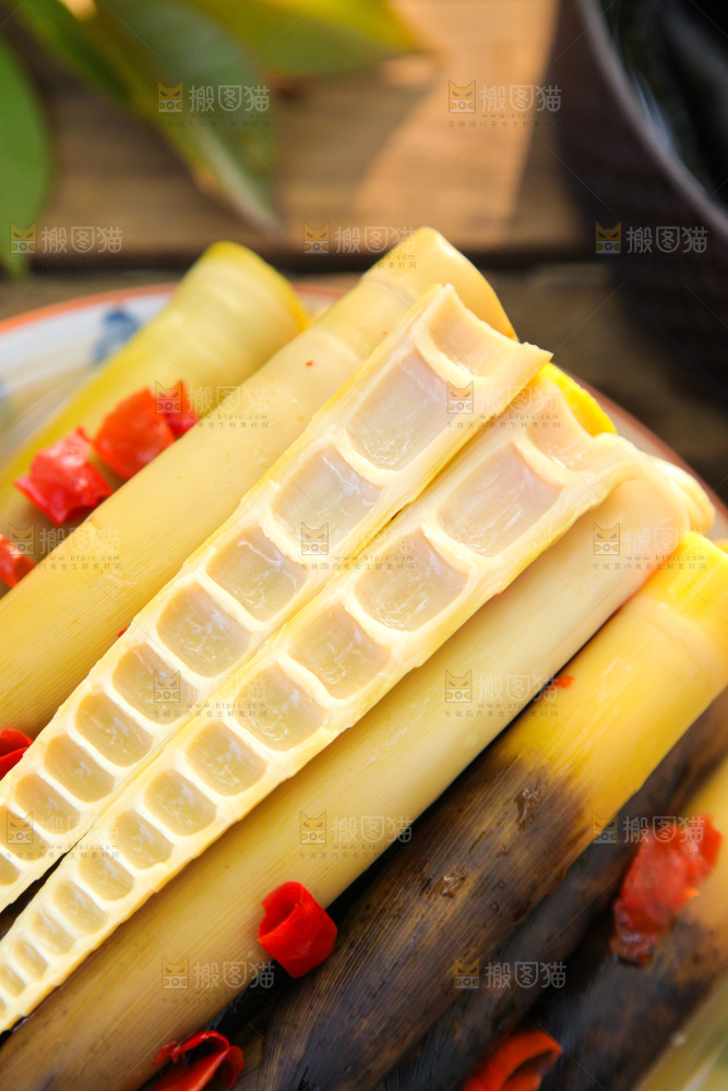 一盘香辣味手剥笋