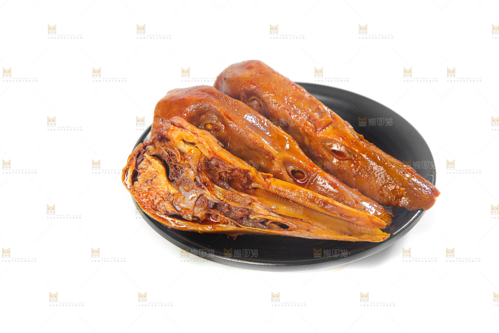 一盘麻辣鸭头